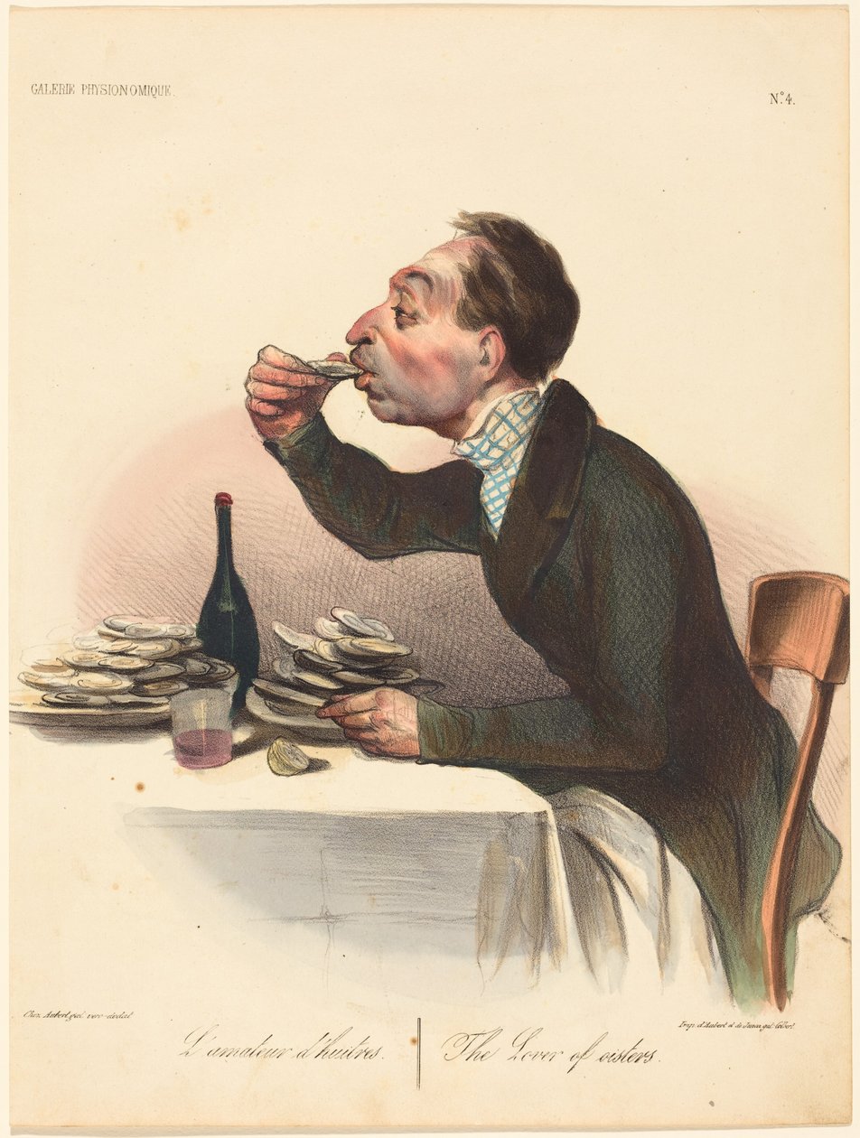 Østerselskeren av Honoré Daumier