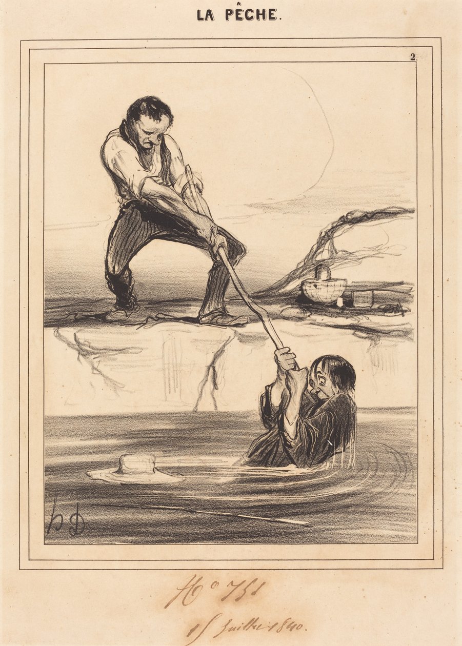 Le Barbillon trekker... av Honoré Daumier