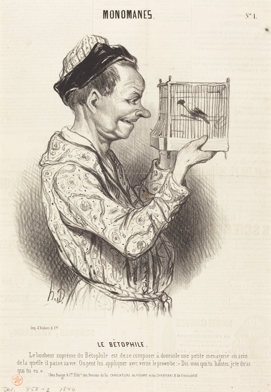 Dyreelskeren av Honoré Daumier