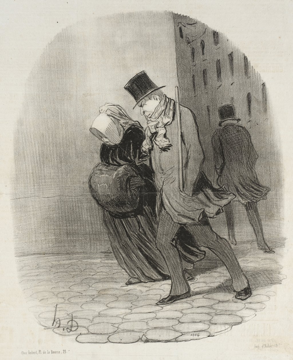 De gode borgerne (serie med trykk) av Honoré Daumier
