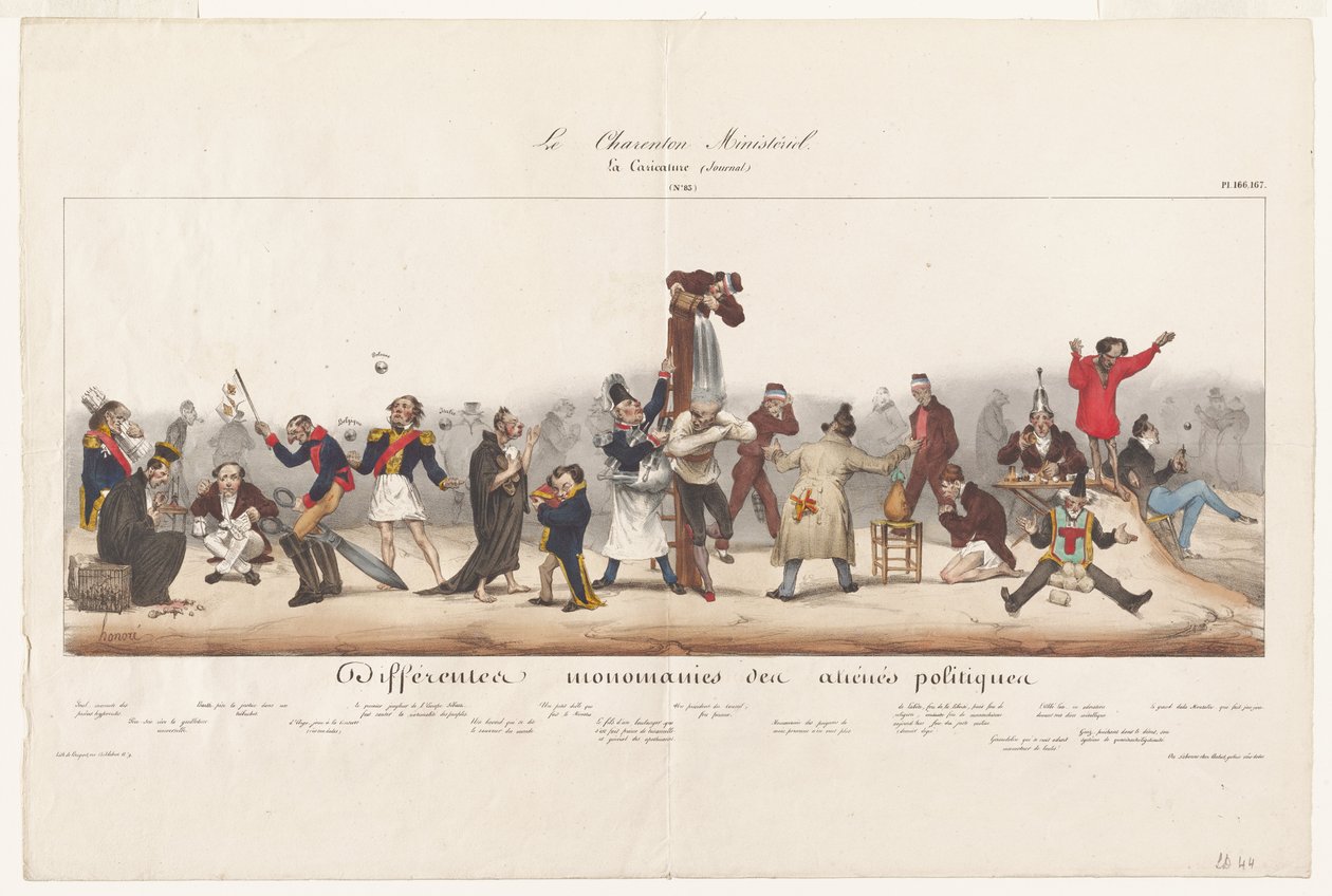 Det ministerielle Charenton av Honoré Daumier