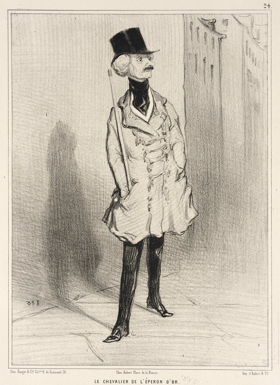 Ridderen med den gylne sporen av Honoré Daumier