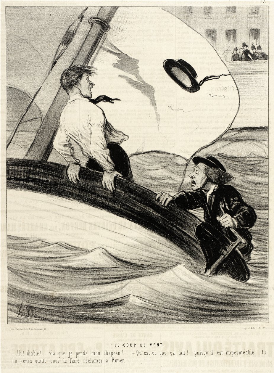 Vindkastet av Honoré Daumier