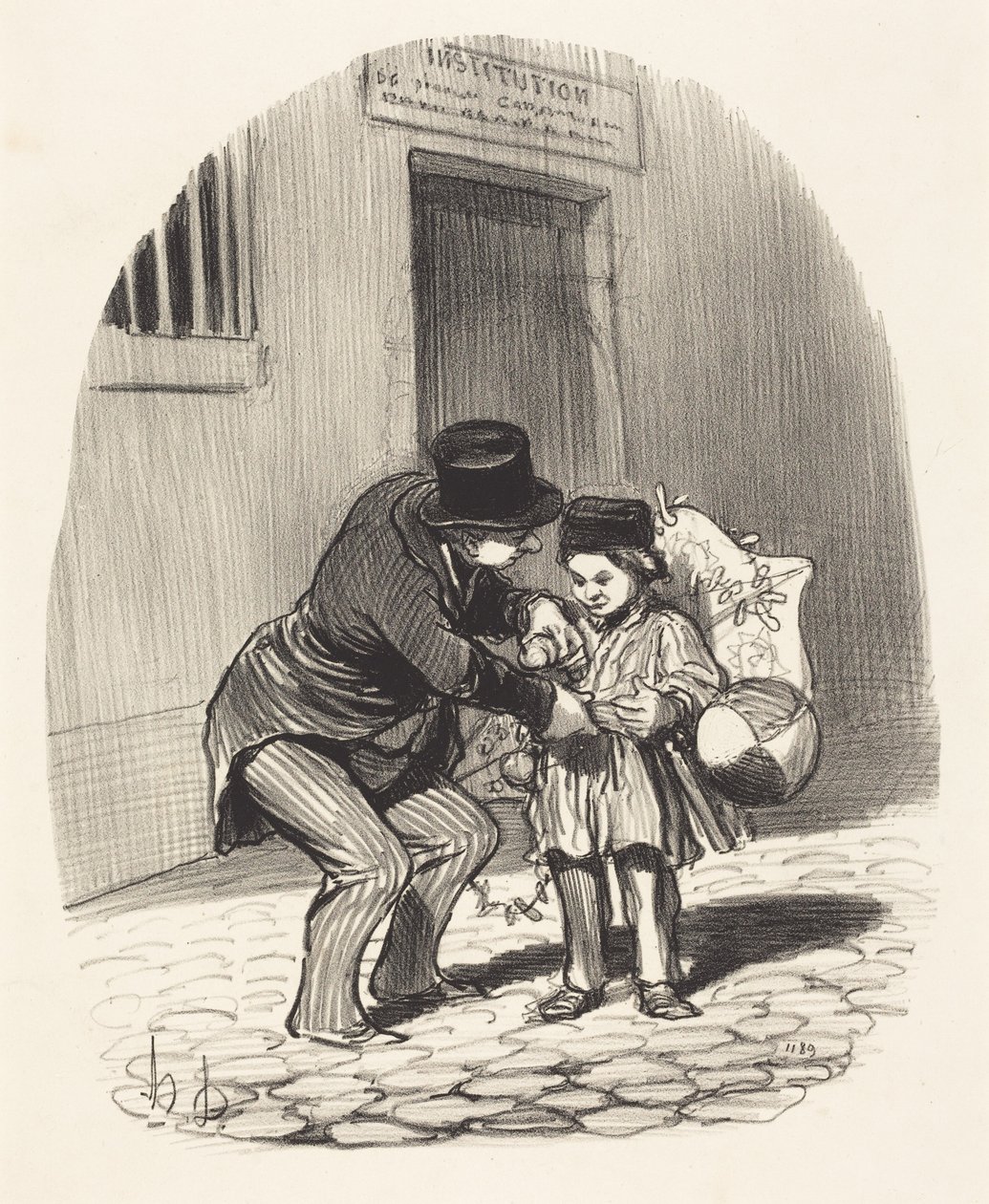 Utgangsdagen av Honoré Daumier