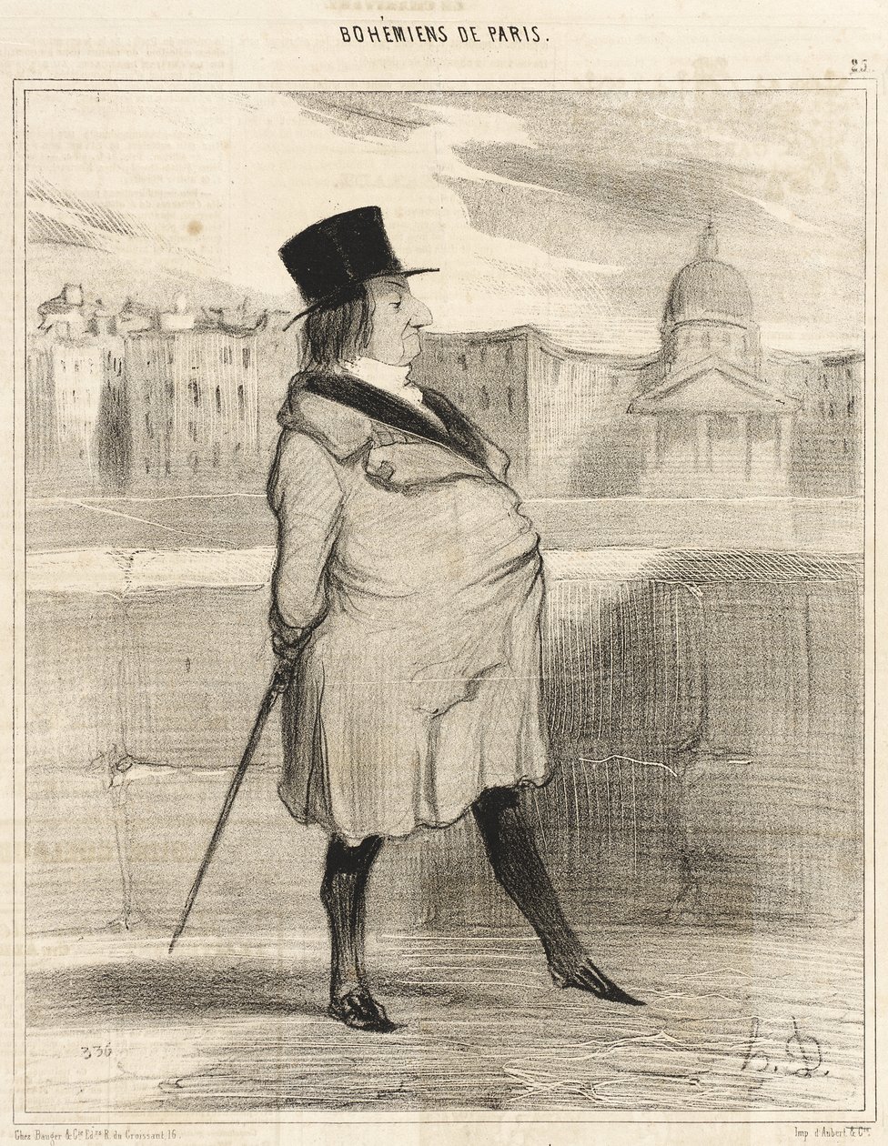 Medlemmet av alle akademiene av Honoré Daumier