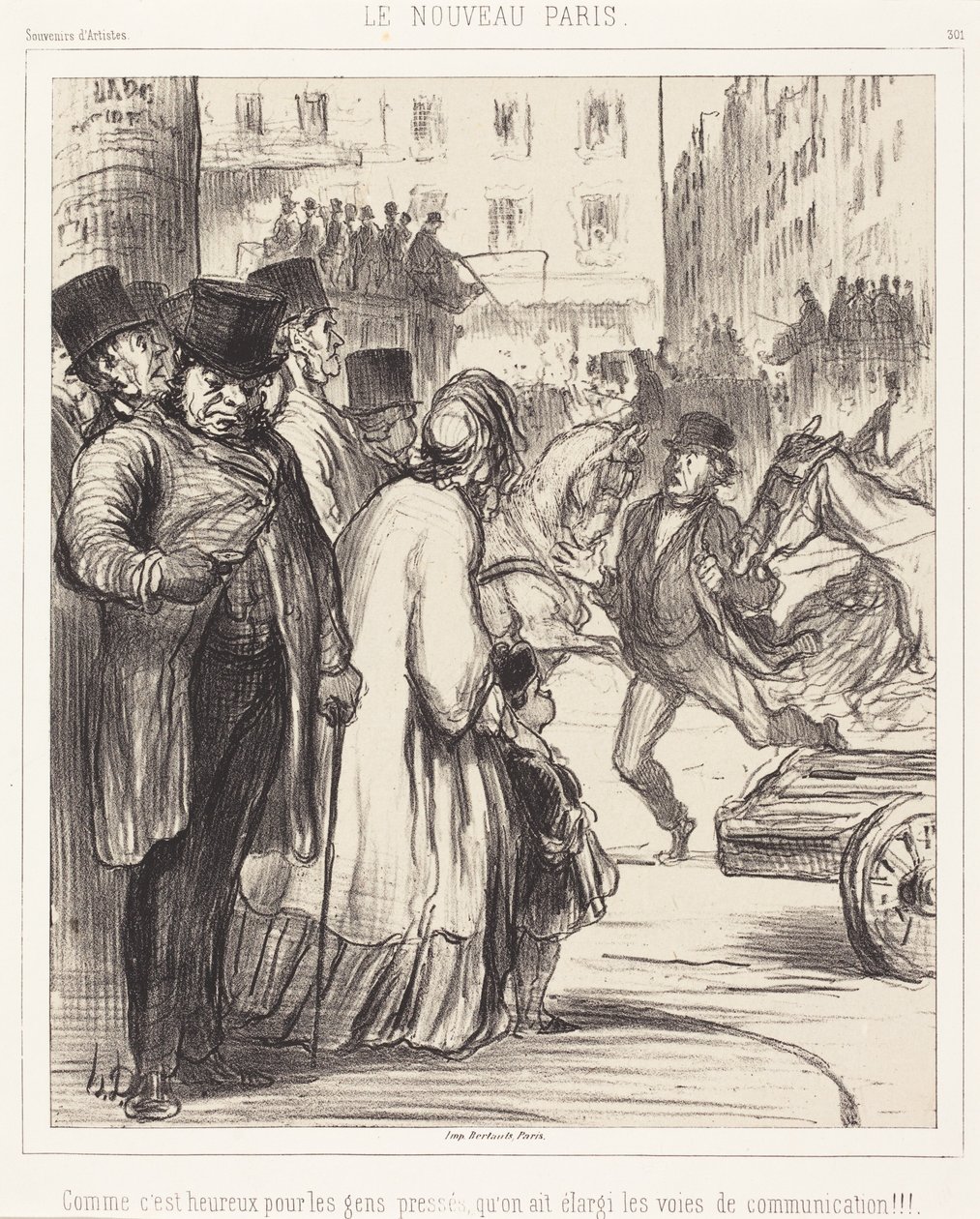 Det nye Paris av Honoré Daumier