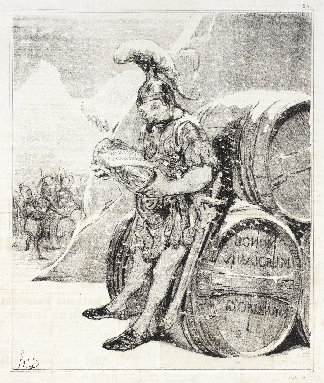 Hannibals passasje av Honoré Daumier