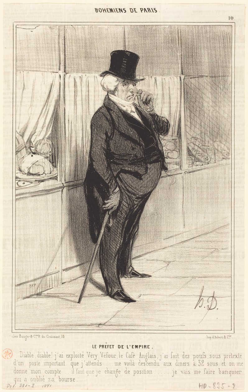 Keiserdømmets prefekt av Honoré Daumier