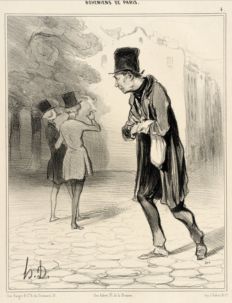 Samleren av sigarstumper av Honoré Daumier