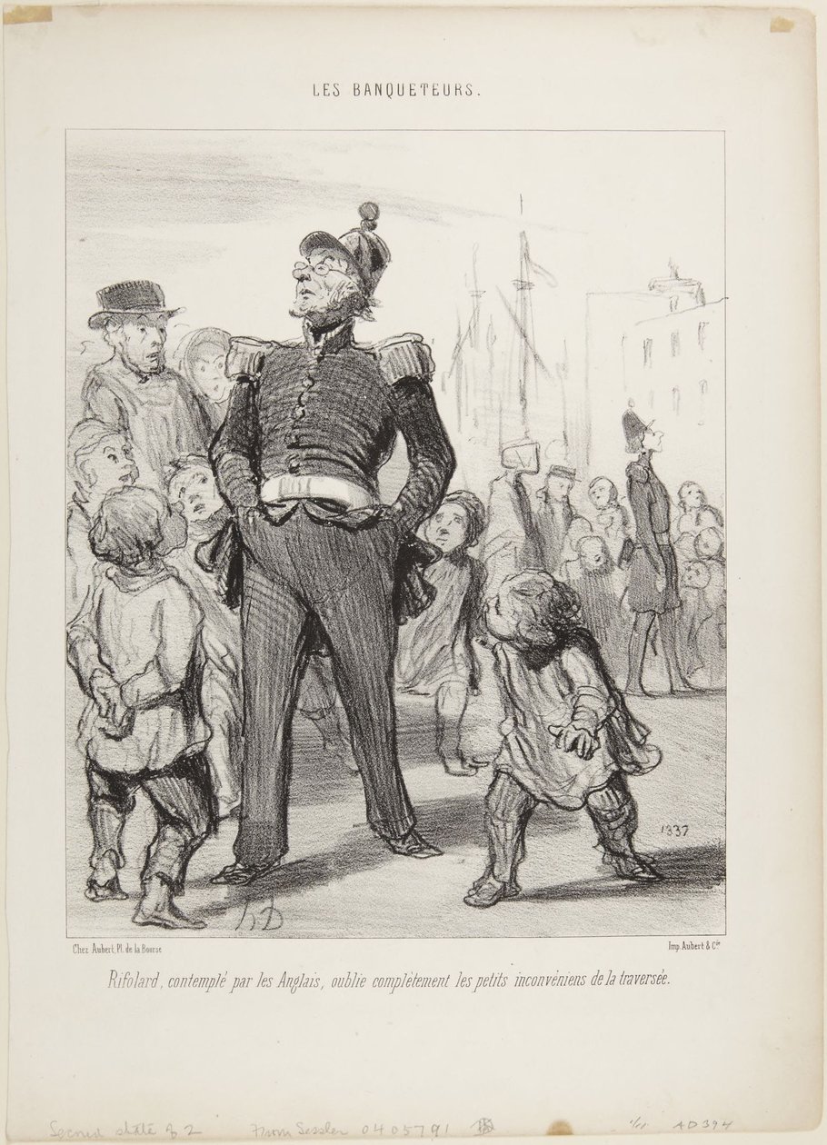 Bankettgjestene av Honoré Daumier