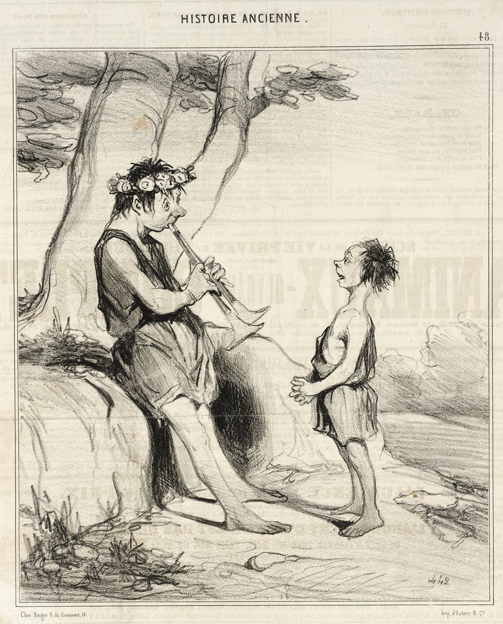 Vergils gjetere av Honoré Daumier
