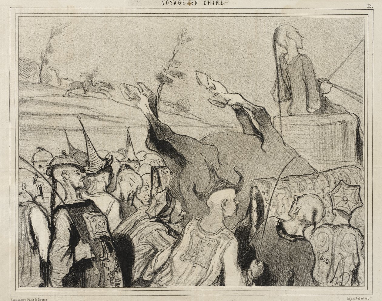 Hesteveddeløp av Honoré Daumier