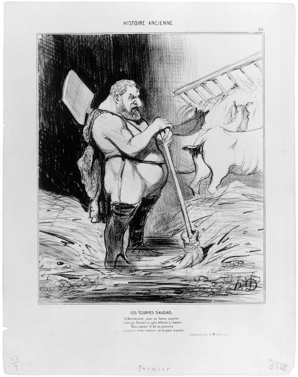 Augias’ stall av Honoré Daumier