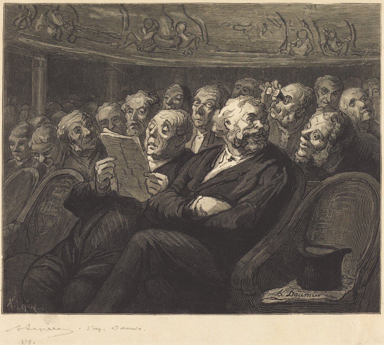 Orkesterstolene av Honoré Daumier