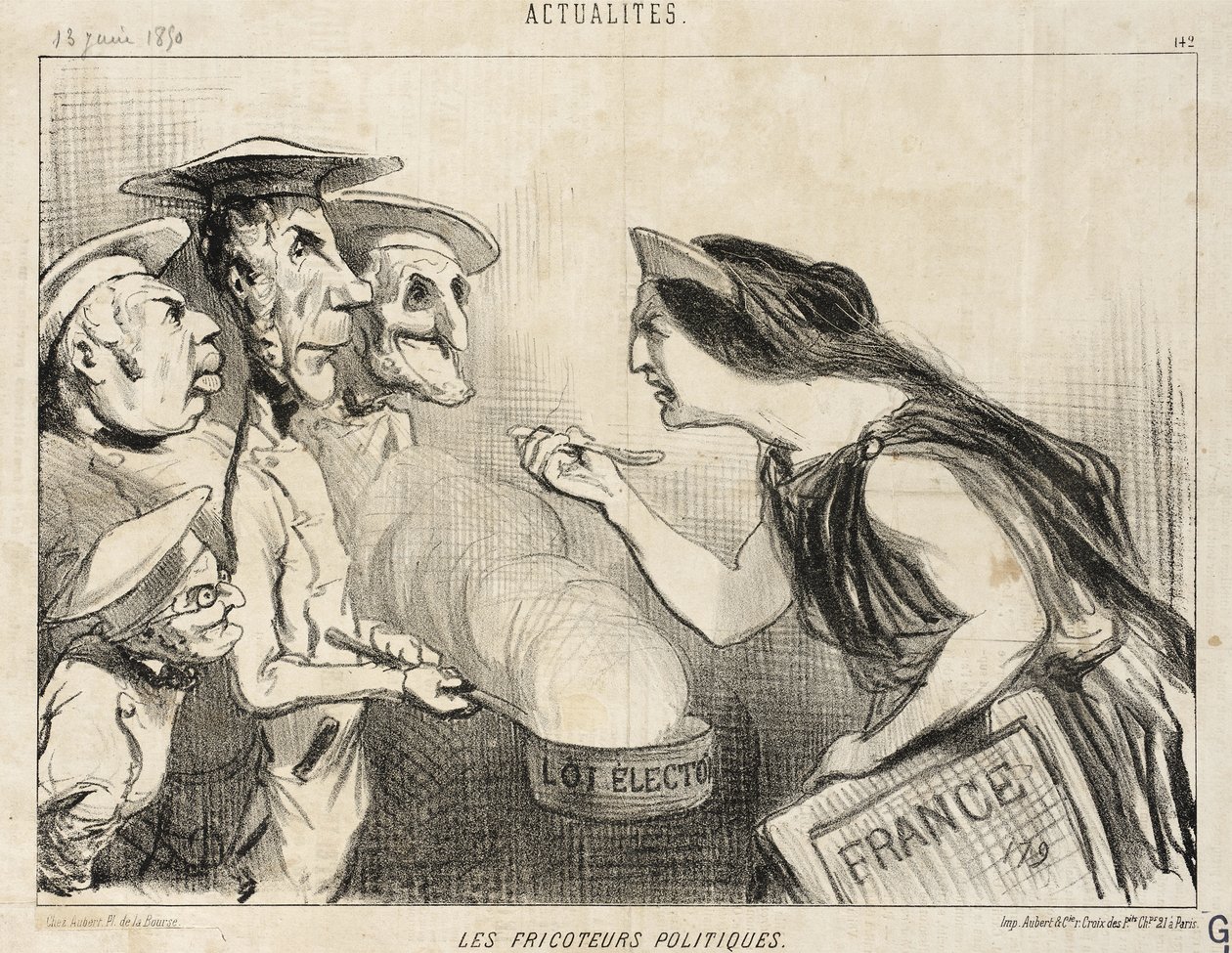 De politiske snylterne av Honoré Daumier