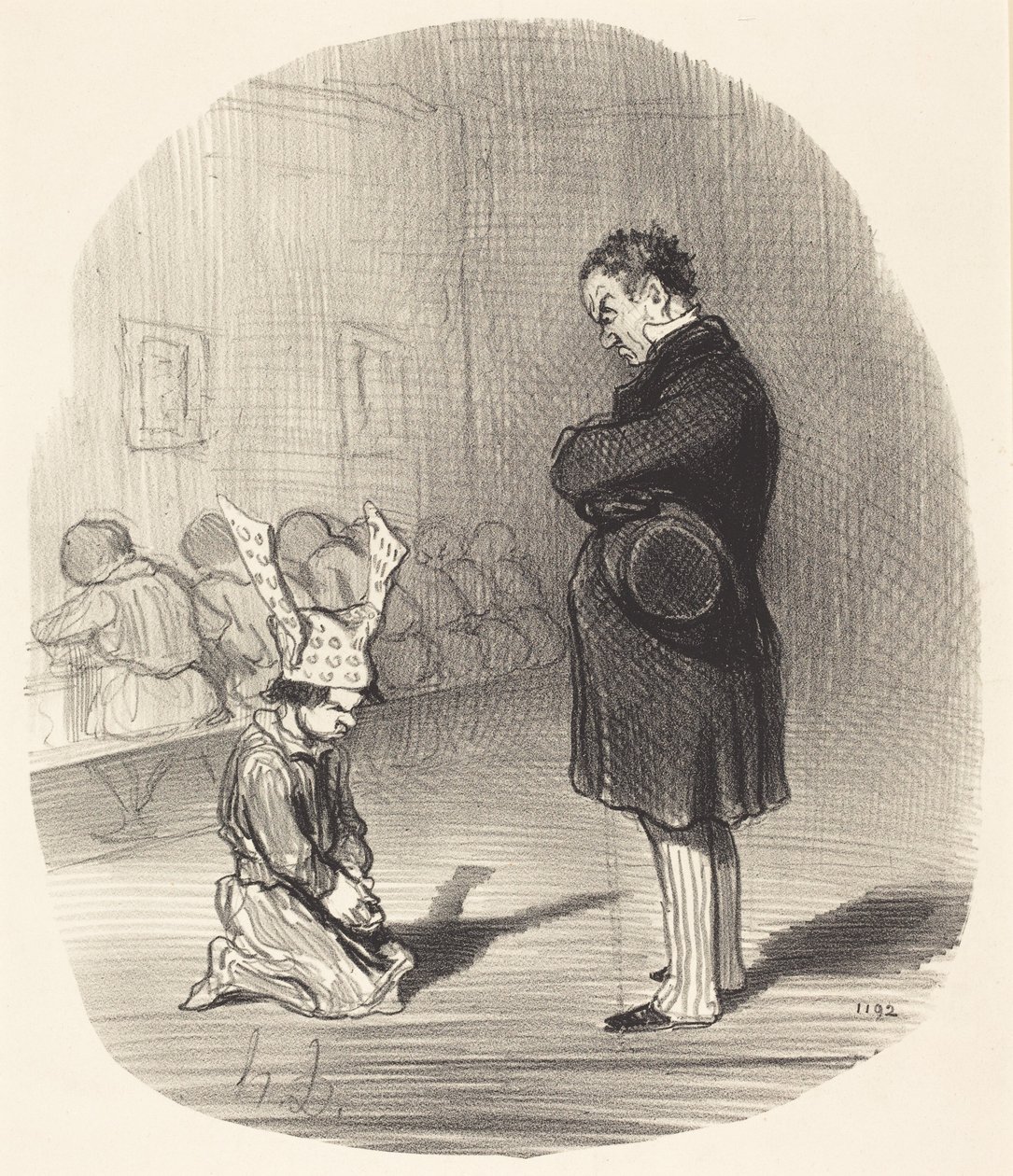 Følgene av et opprør av Honoré Daumier