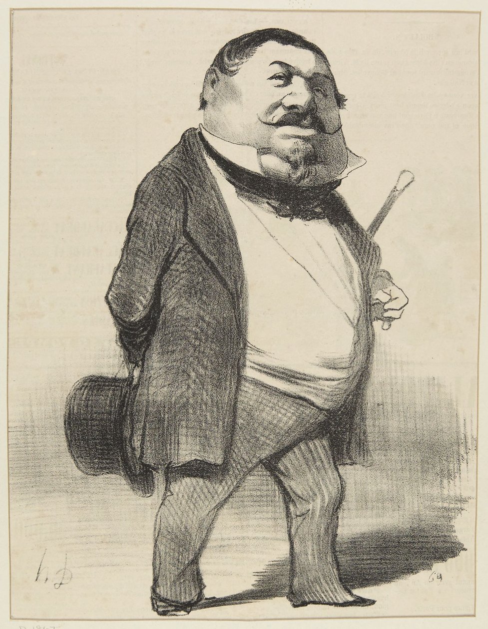 «Lucien Murat» av Honoré Daumier
