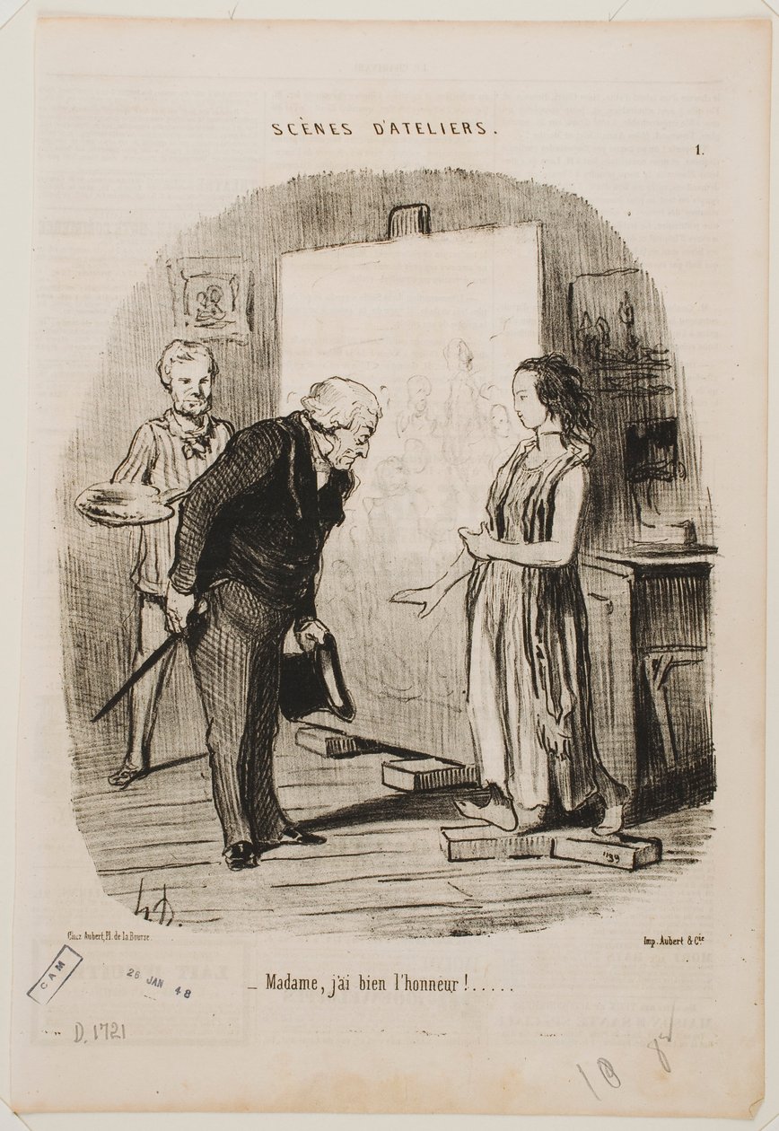 Madame, jeg har æren. av Honoré Daumier
