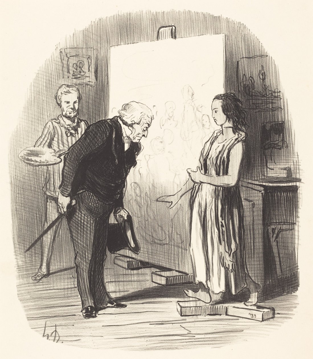 Madame, jeg har æren! av Honoré Daumier