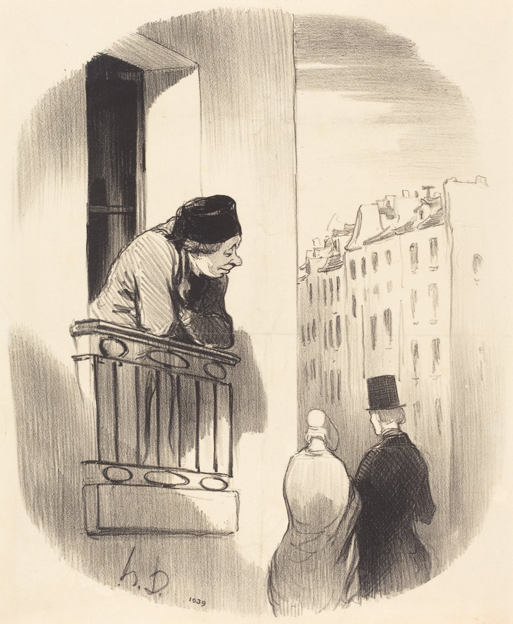 Jeg var også ung... av Honoré Daumier