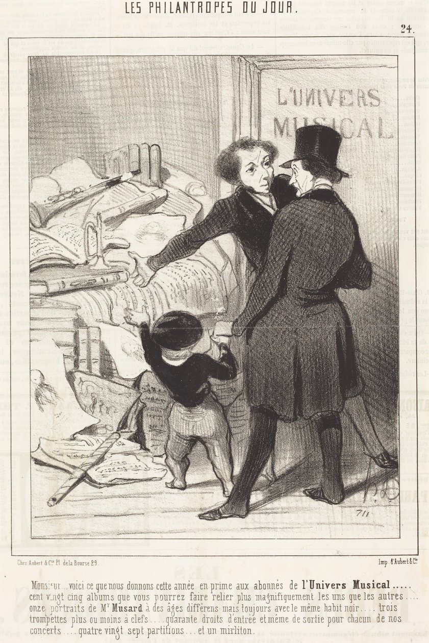 Herr... dette er det vi gir... som premie... av Honoré Daumier