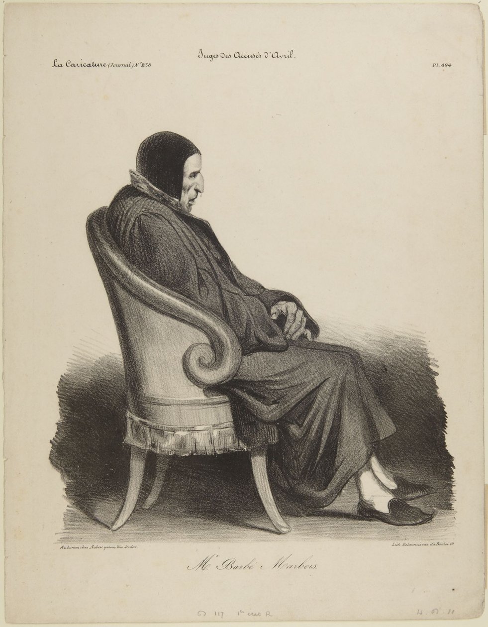 «Herr Barbé Marbois» av Honoré Daumier