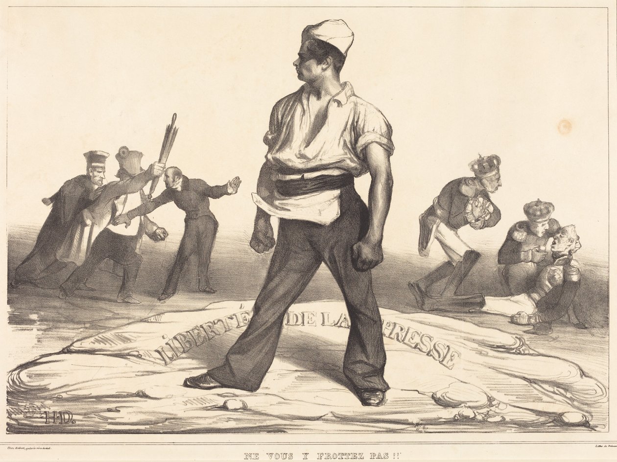 Ikke bland dere inn i det! av Honoré Daumier