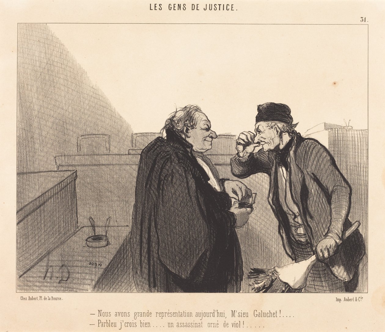 Vi har en stor forestilling i dag av Honoré Daumier