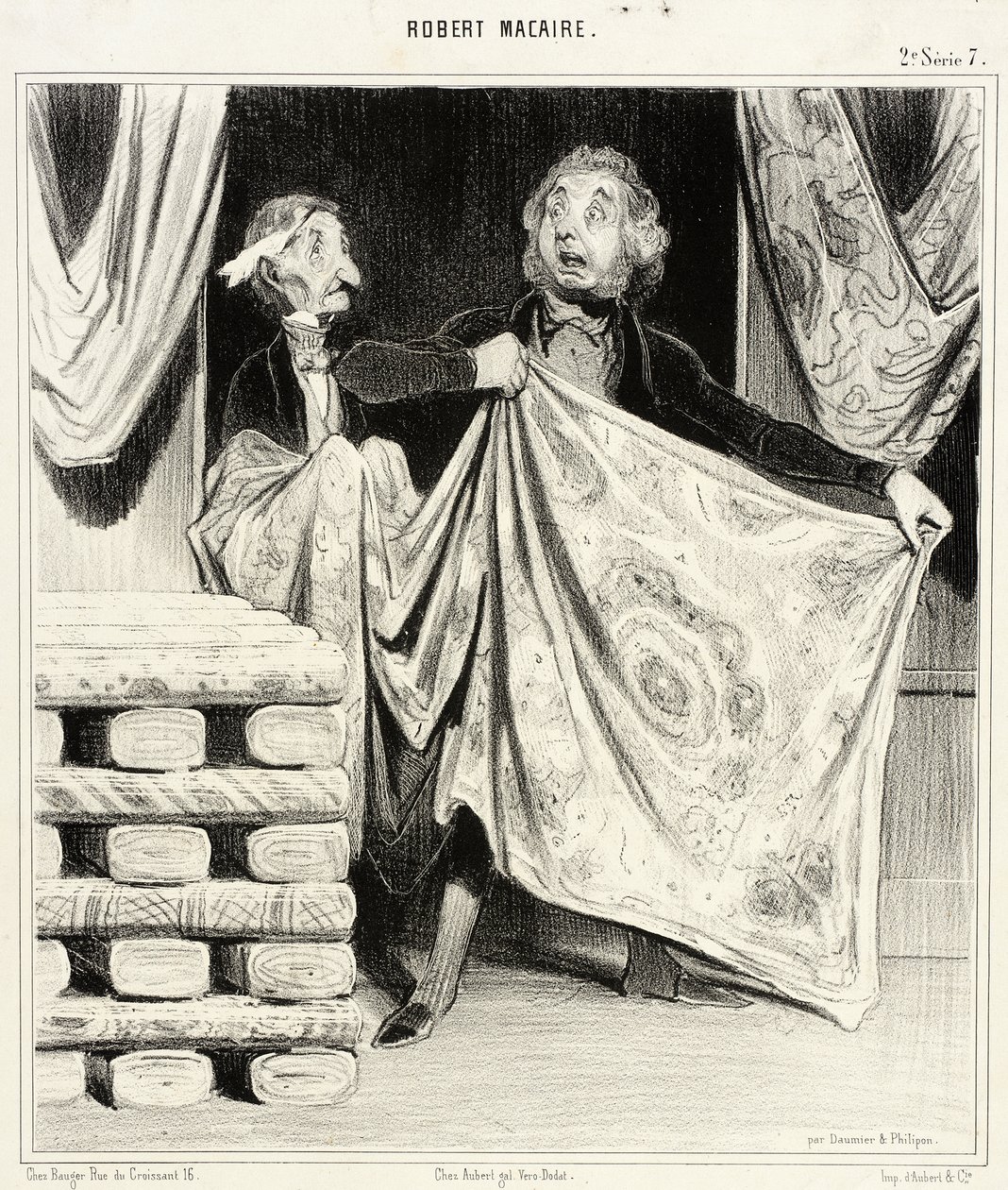 Filantropiske nyheter av Honoré Daumier
