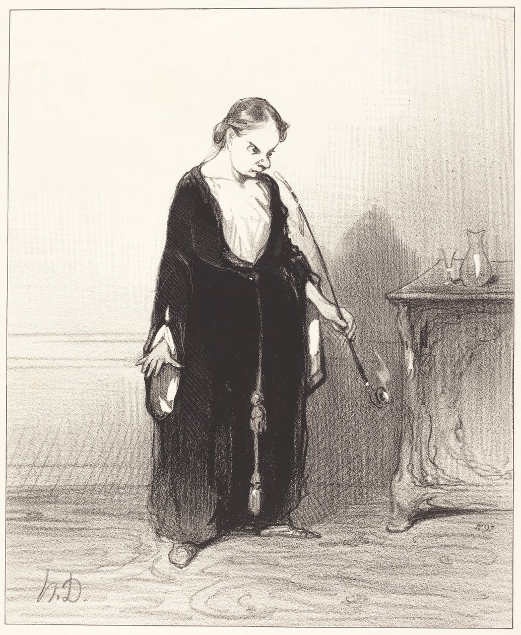 Å glede av opiumet som du henrykter fra meg!... av Honoré Daumier