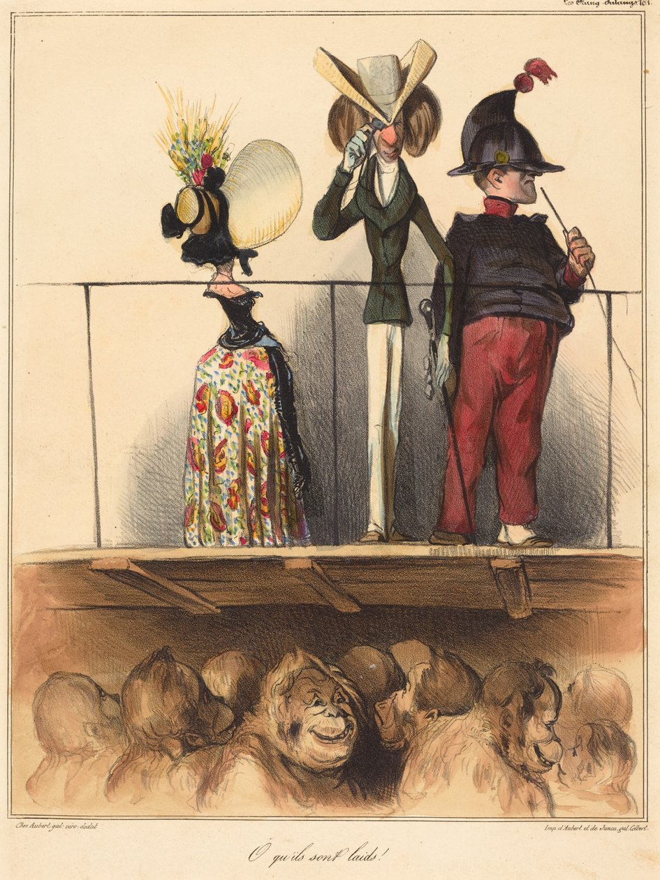 Å, så stygge de er! av Honoré Daumier