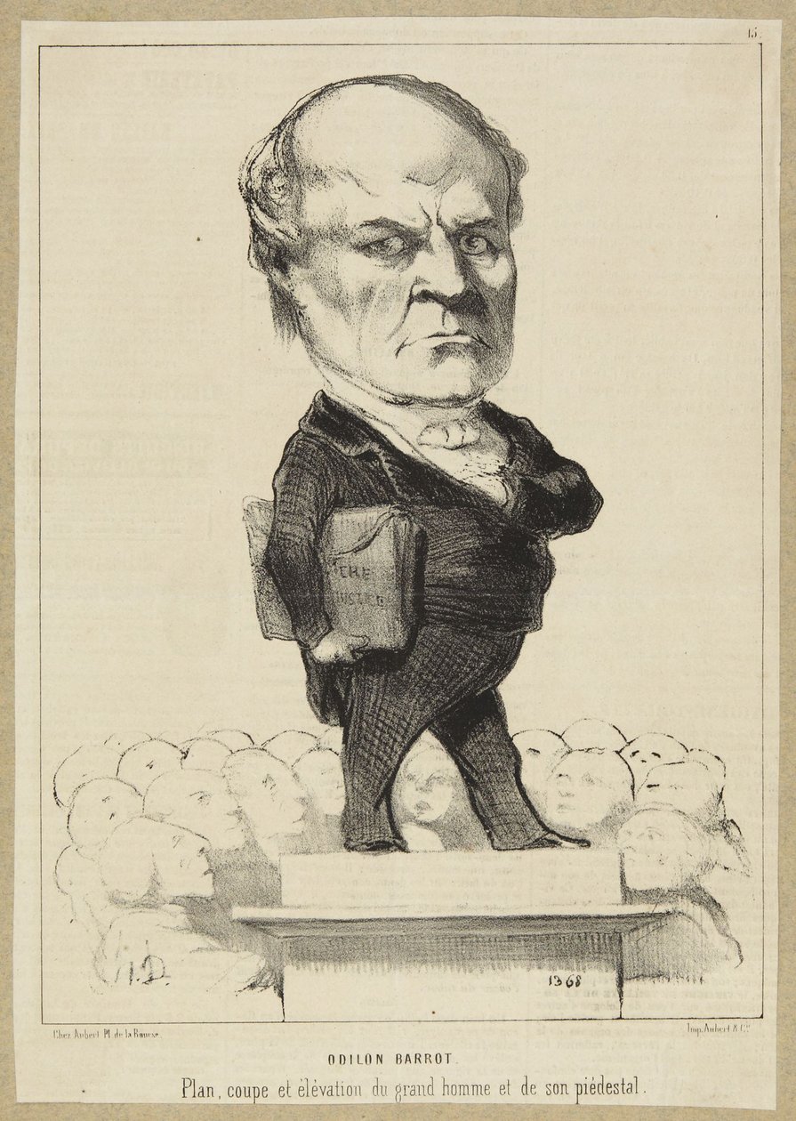 «Odilon Barrot» av Honoré Daumier