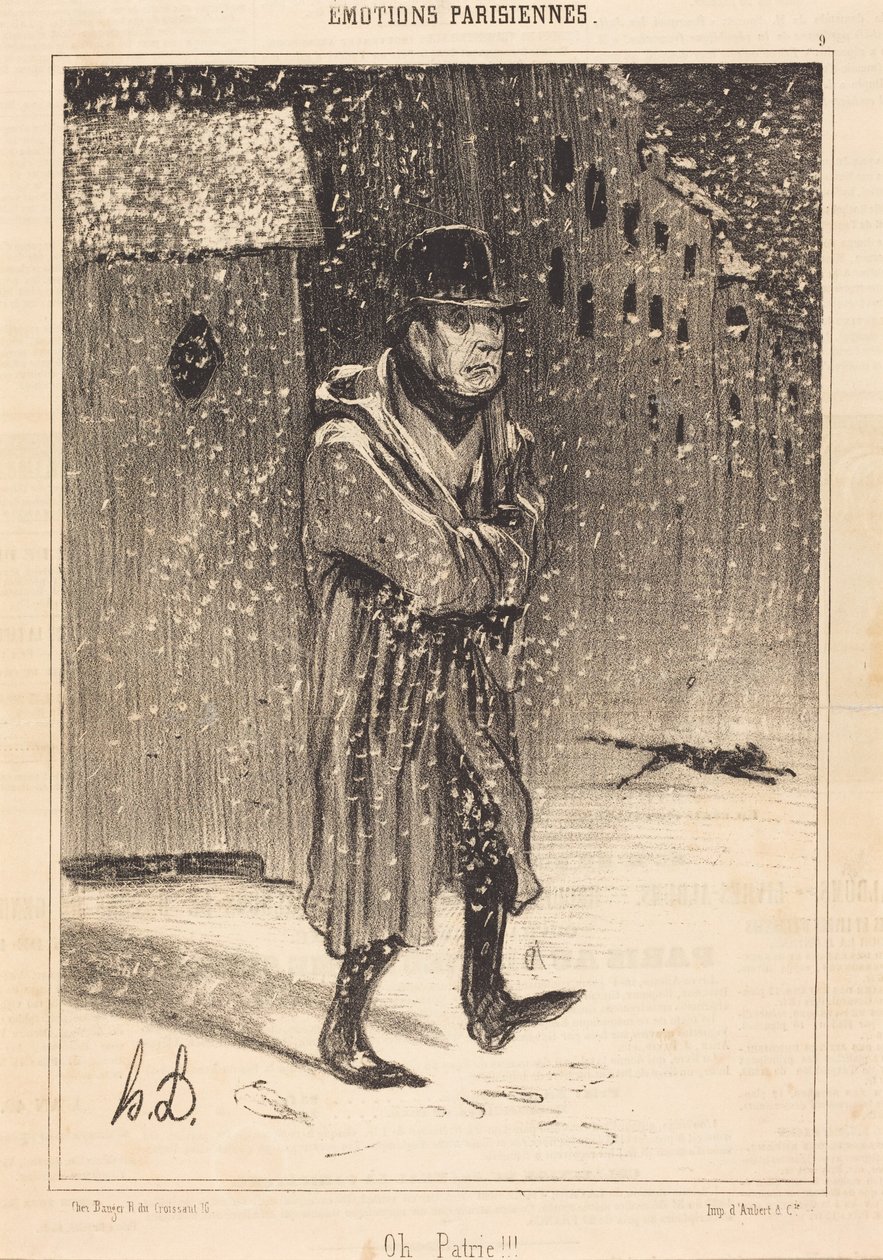 Å fedreland!!! av Honoré Daumier