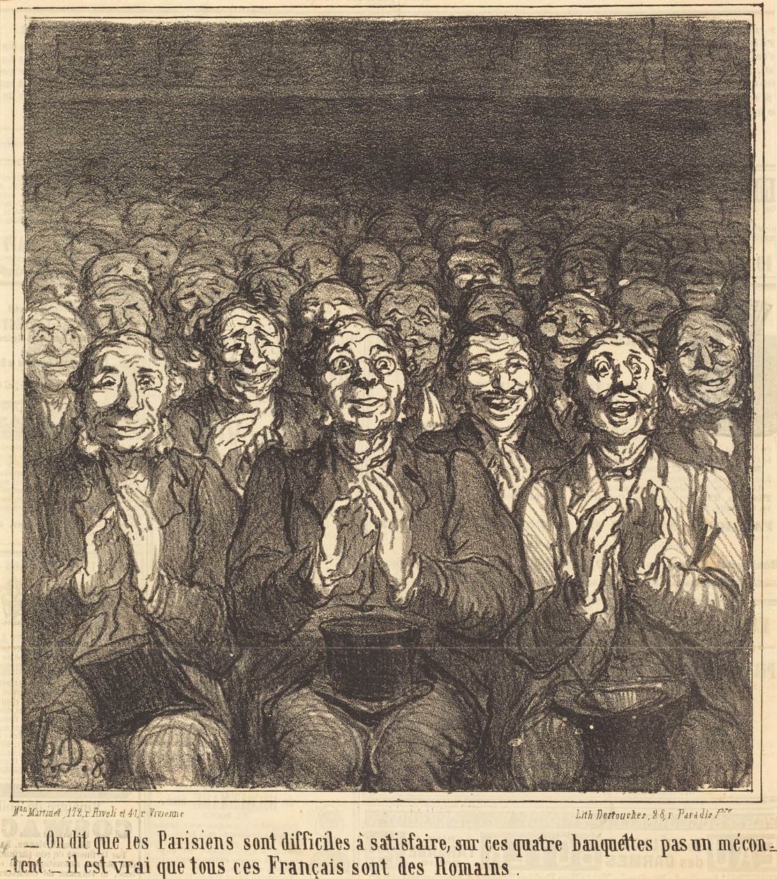 Det sies at parisere... av Honoré Daumier