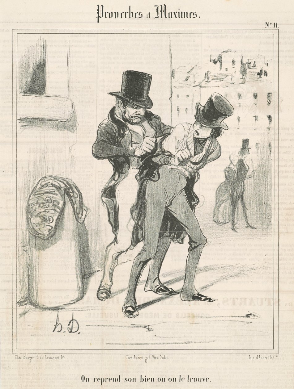 Vi tar tilbake eiendommen vår eller finner den av Honoré Daumier
