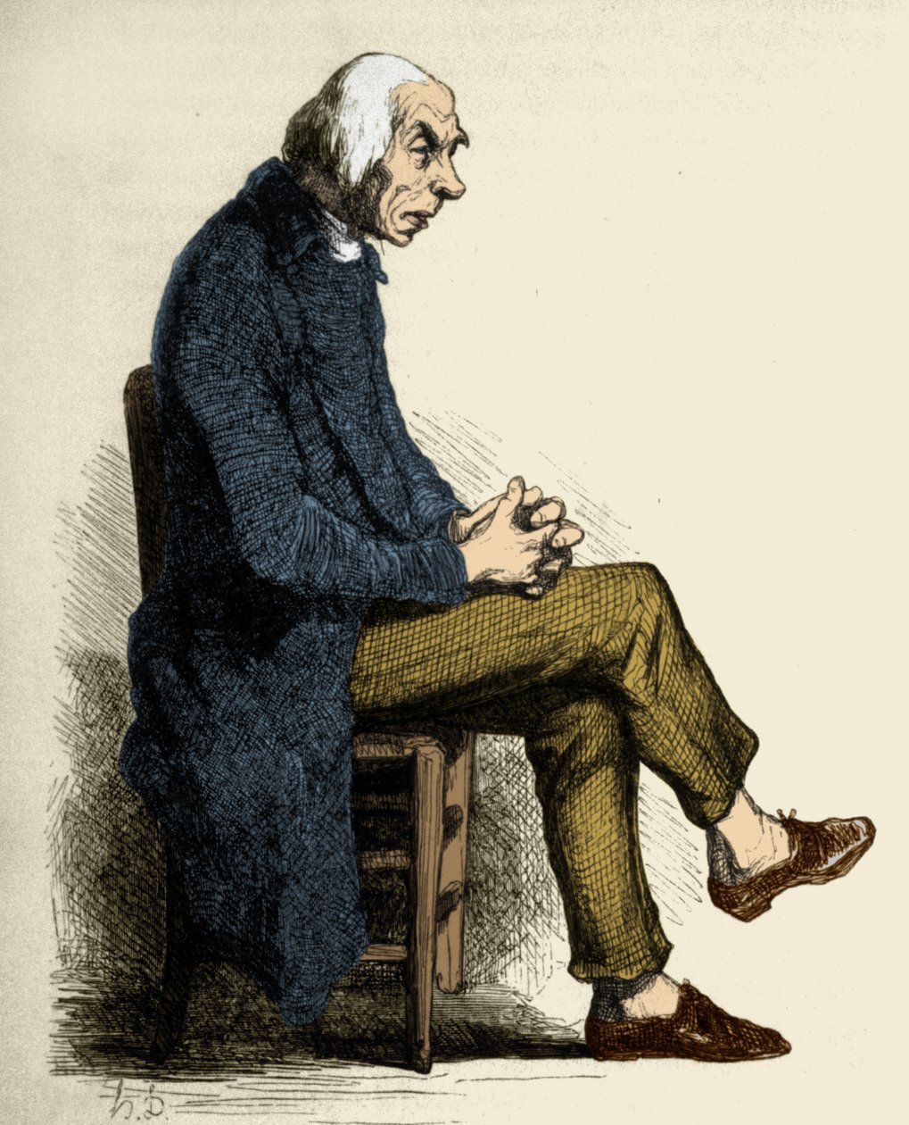 Pere Goriot av Honoré Daumier