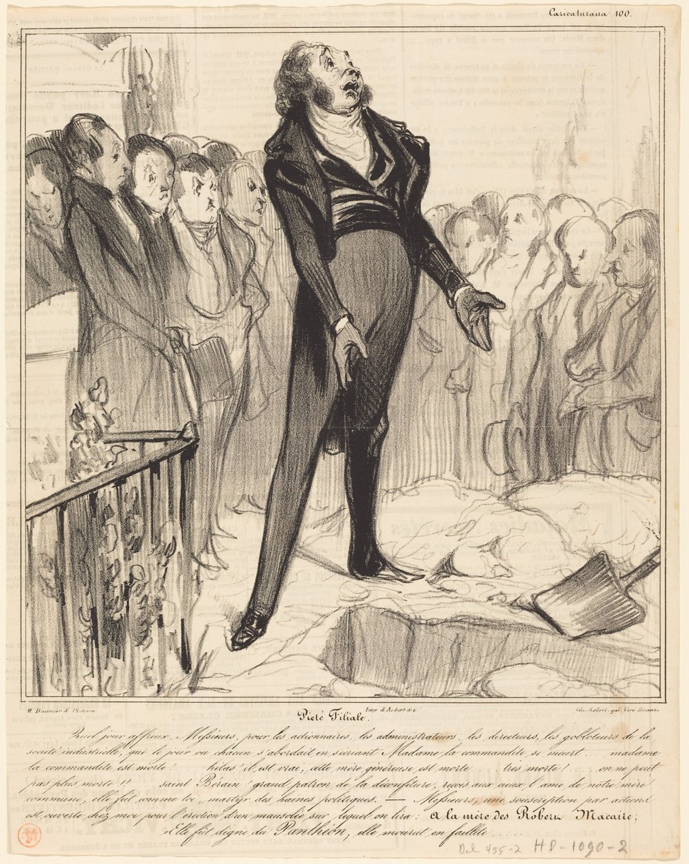 Barnlig fromhet av Honoré Daumier