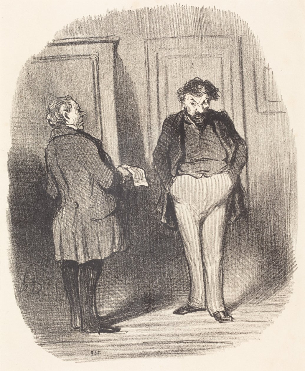 Kan De si meg...? Jeg har influensa!... av Honoré Daumier