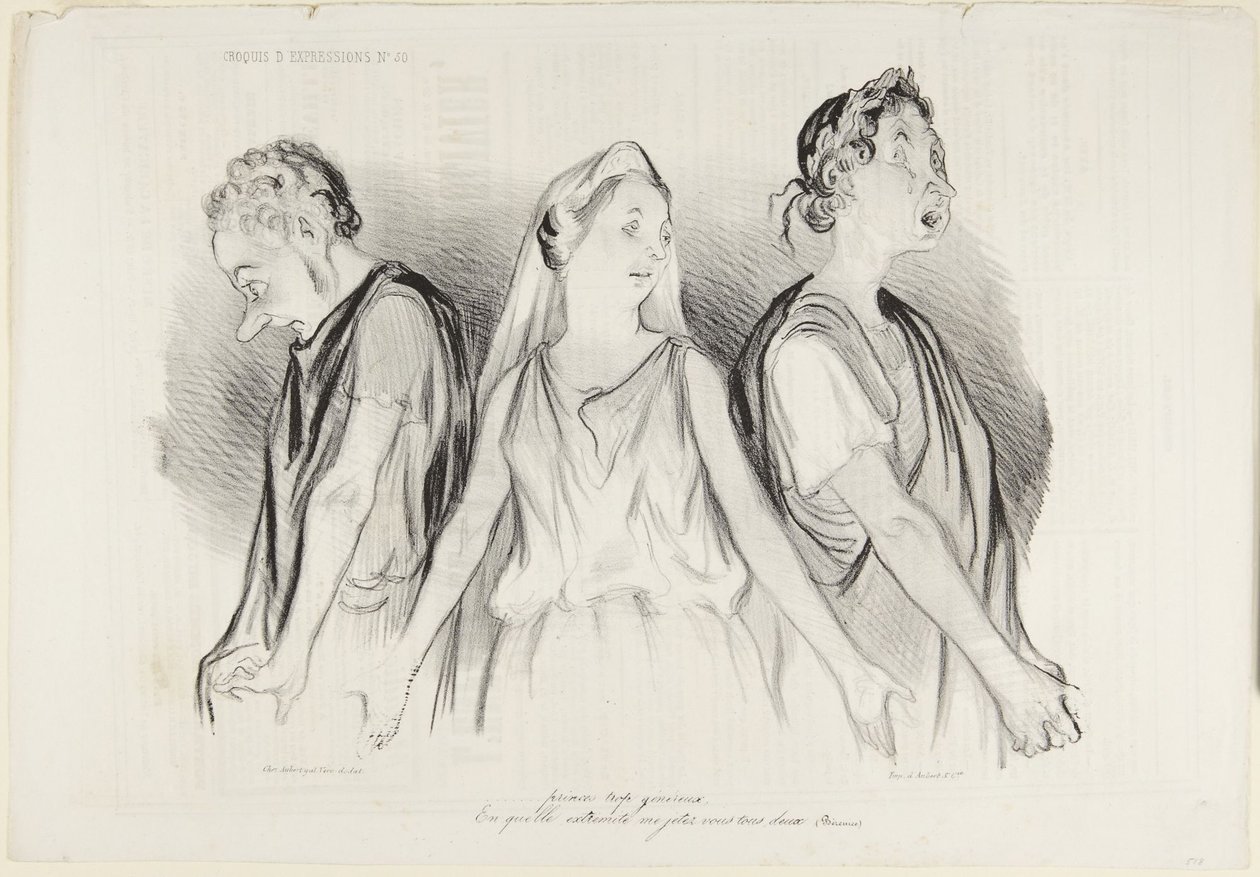 ... Altfor gavmilde fyrster, nummer 50 fra serien «Croquis d