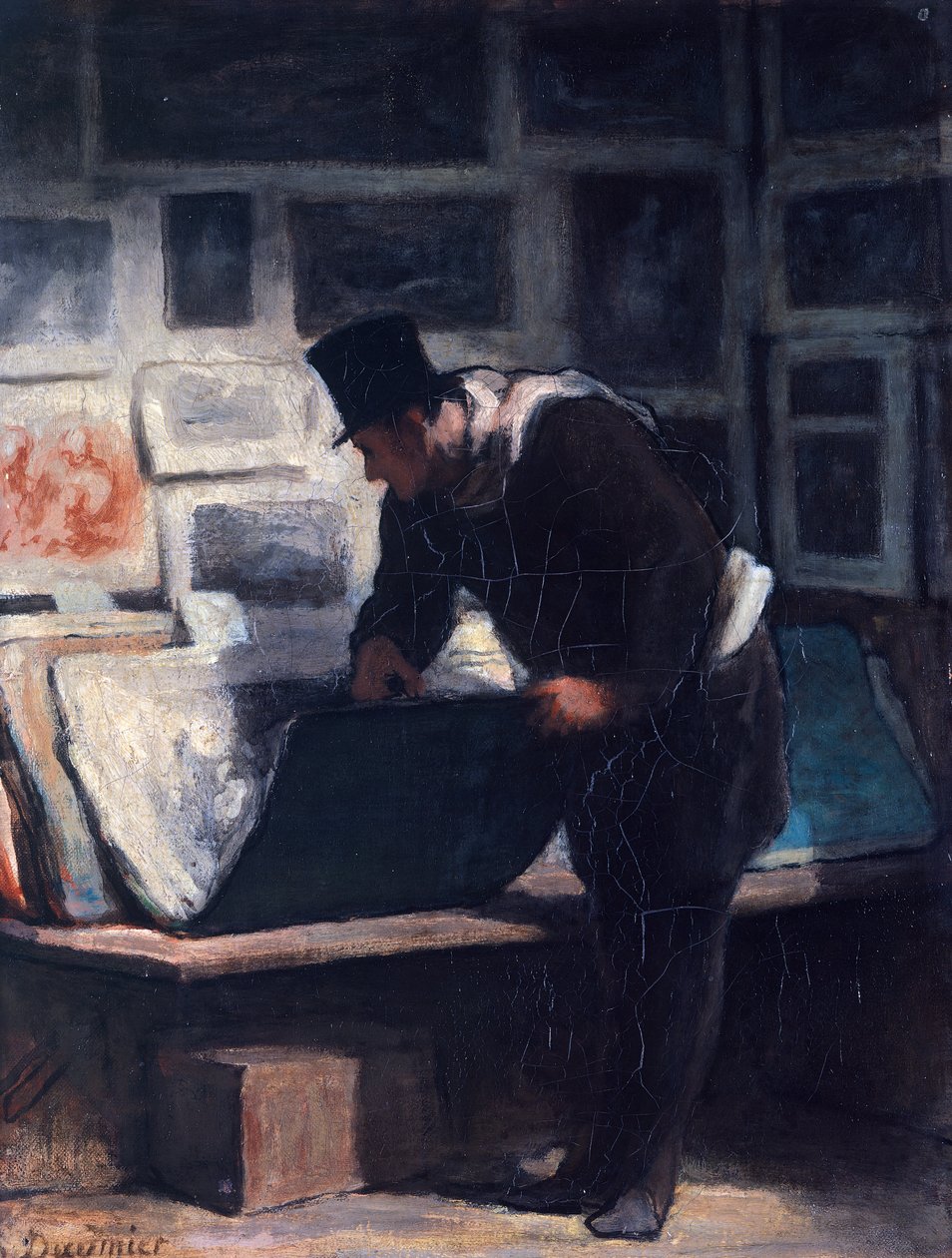 Trykkentusiast av Honoré Daumier