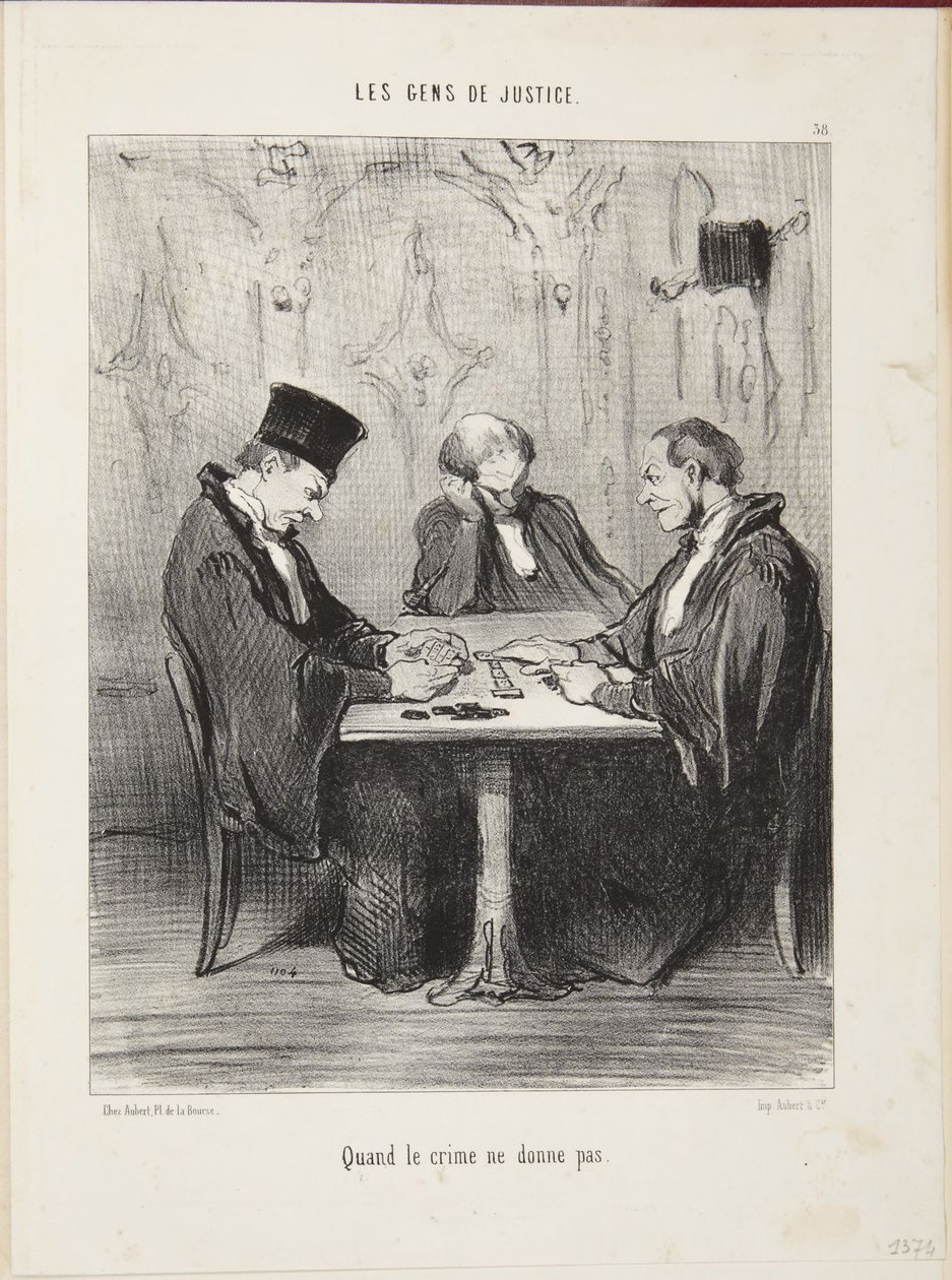 Når kriminalitet ikke lønner seg av Honoré Daumier