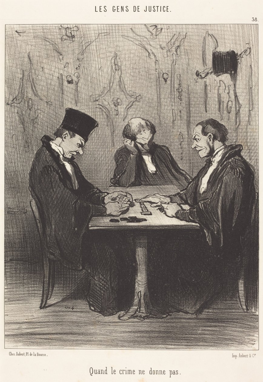 Når kriminalitet ikke lønner seg av Honoré Daumier