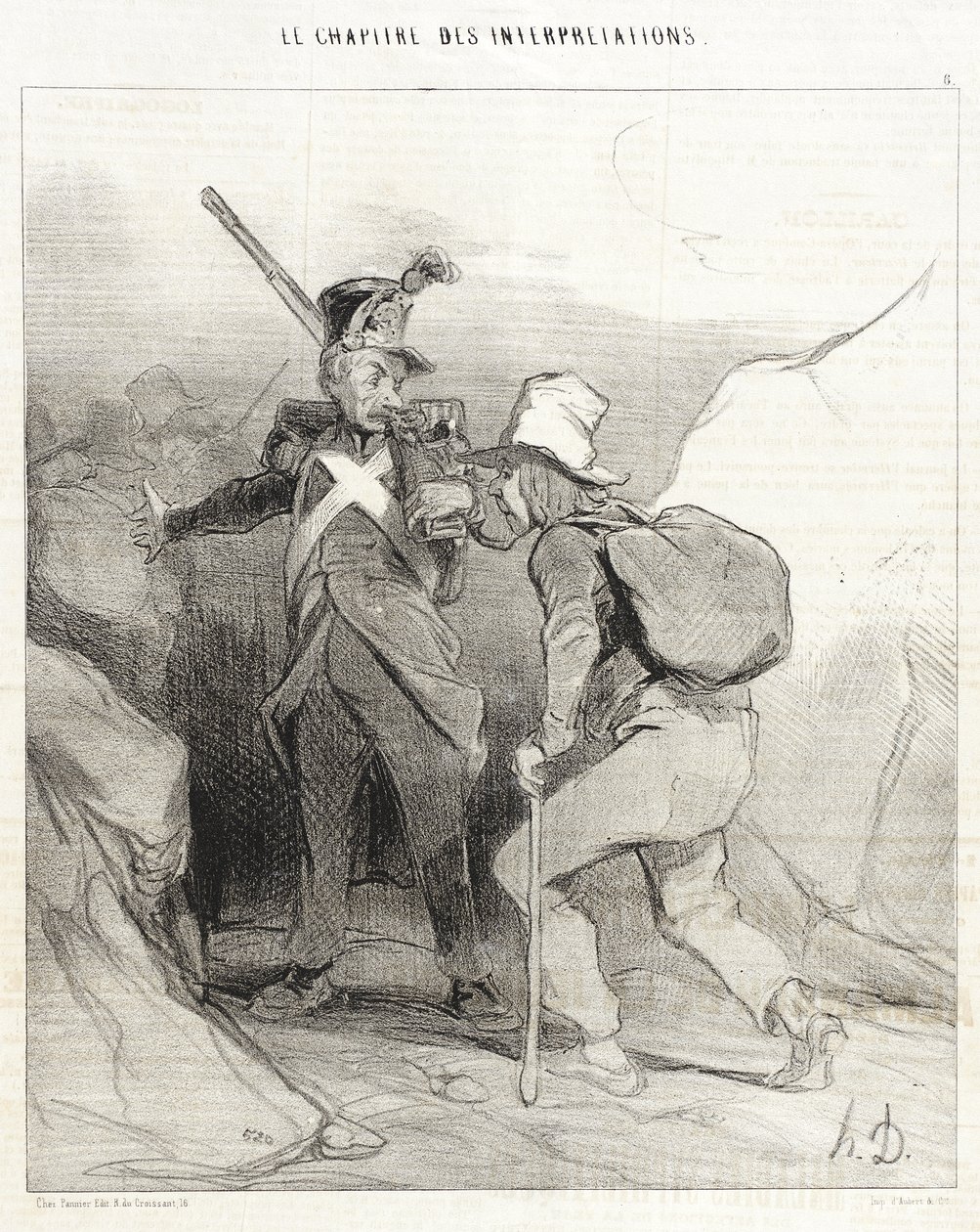 Da du var i landsbyen din, ville du ha... av Honoré Daumier