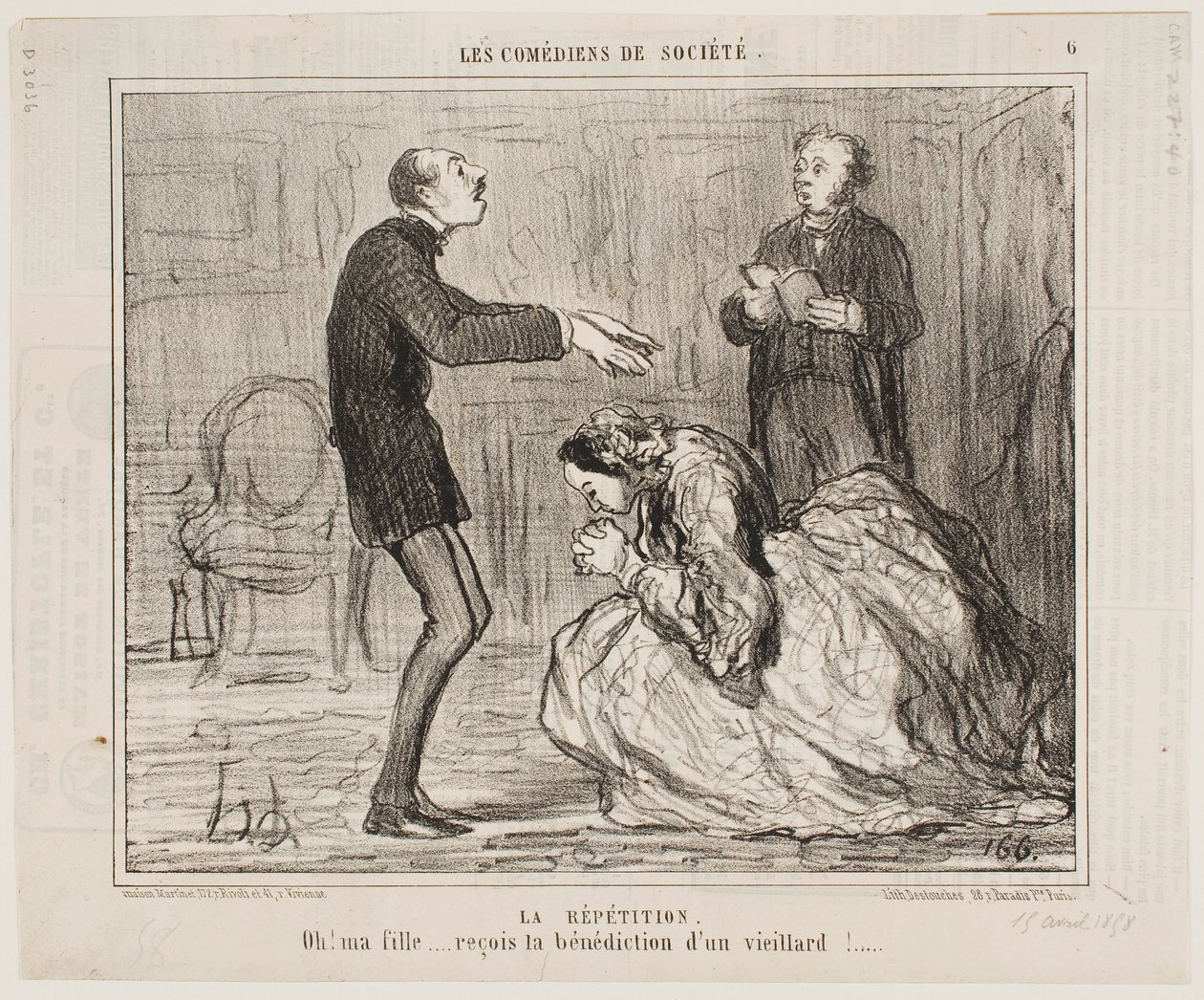Prøve av Honoré Daumier