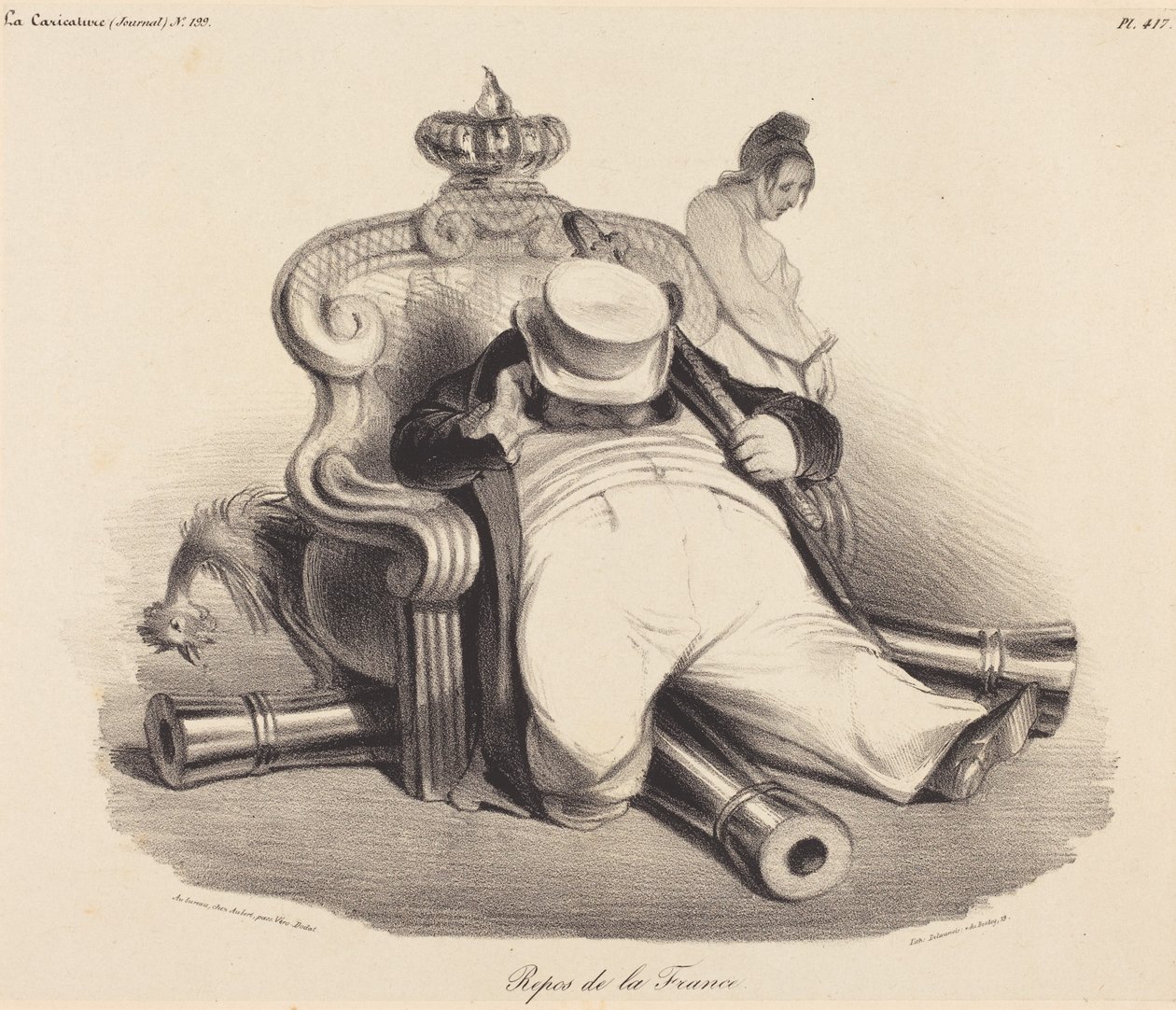 Frankrikes hvile av Honoré Daumier