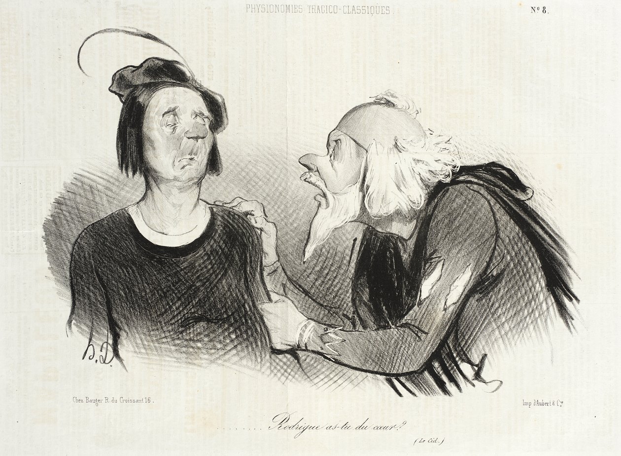 Rodrigue, har du mot? (Le Cid) av Honoré Daumier