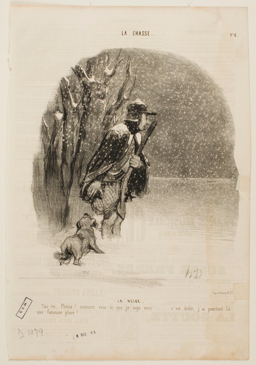 Snø av Honoré Daumier