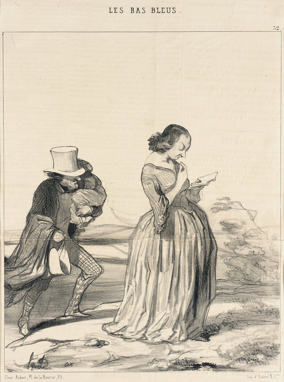 Søren også! ... Hvor jeg skulle ønske ... at min kone var ferdig ... av Honoré Daumier