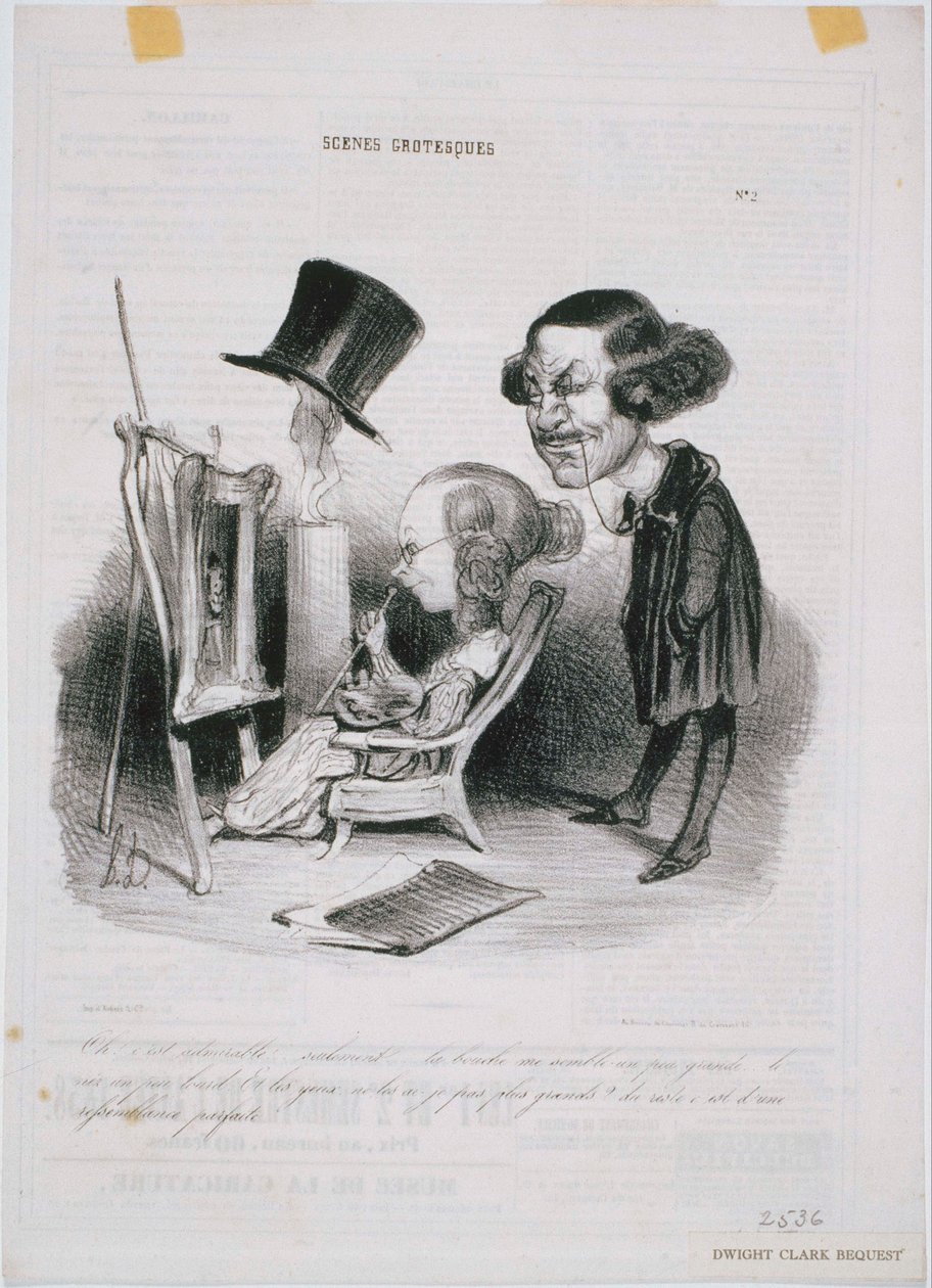 Groteske scener: Å! Det er beundringsverdig... av Honoré Daumier