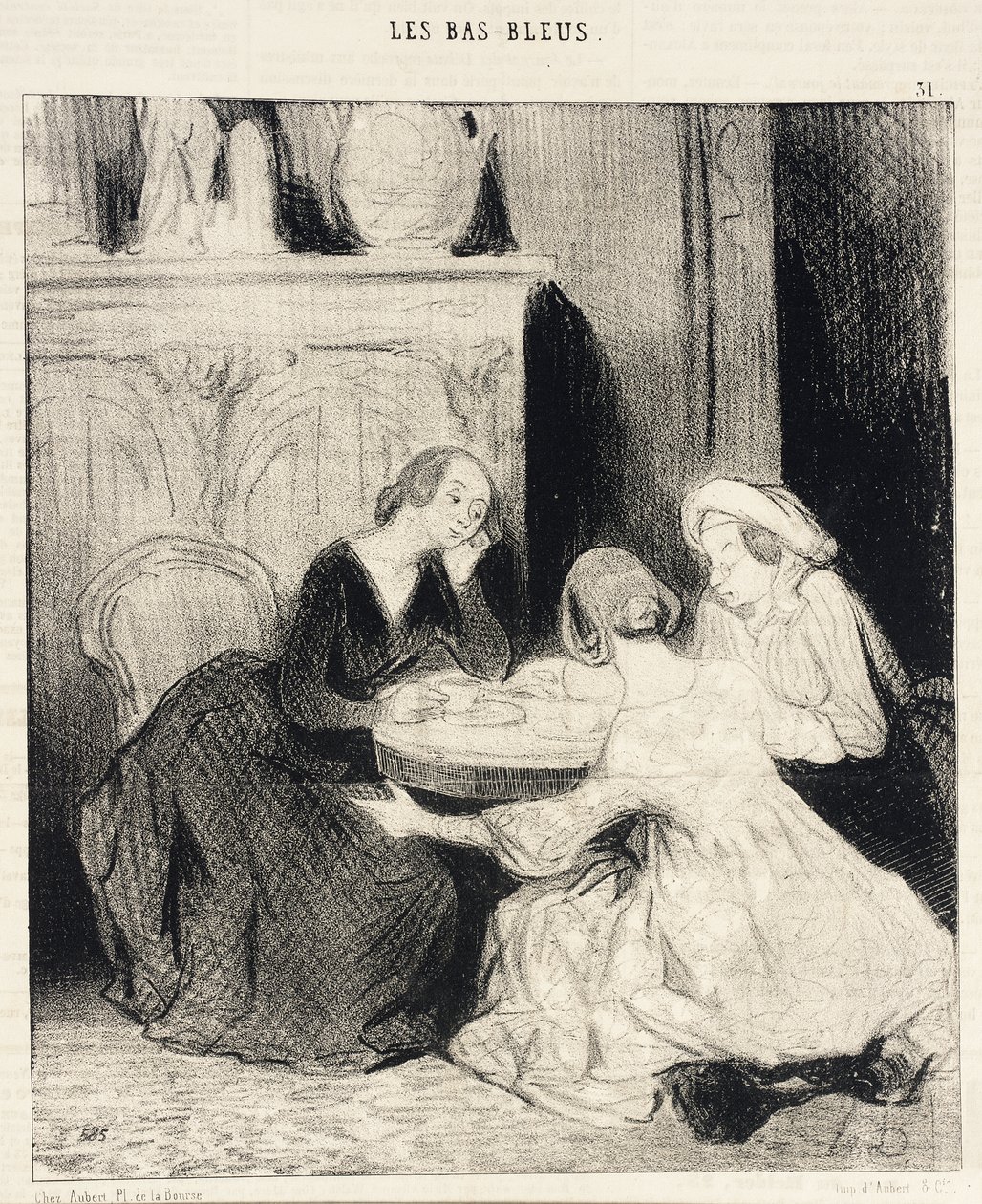 Følg resonnementet mitt nøye, Eudoxie... av Honoré Daumier
